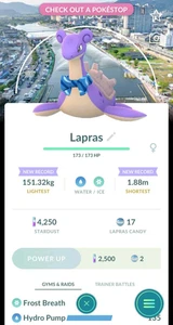 ✨Shiny Lapras Wearing a Scarf ✨ Summer Water Festival 2025 Background✨ - P T C - Picture 1 of 1