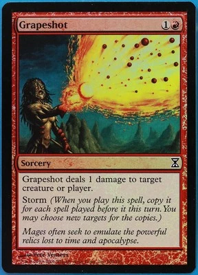 Grapeshot FOIL Time Spiral PLD Red Common MAGIC MTG CARD (ID# 493680) ABUGames - Image 1 of 2