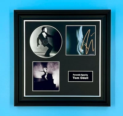 Tom Odell Signed Photo & CD Framed & COA Autograph Auto A Wonderful Life Poster - Image 1 of 4