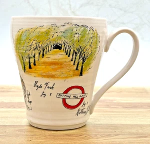 Taza de té café Anthropologie Linea Carta “I Love London” Diva Pyari 14 oz - Imagen 1 de 12