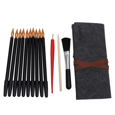  14 Pcs Scratching Drawing Color Pen Kids Kit Painting Stylus Carving Tool - image 1 of 4