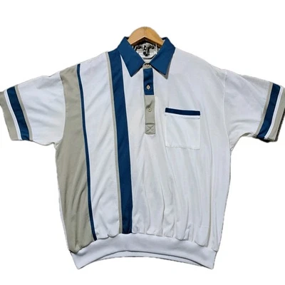 Camisa Polo Vintage Clásica By Palmland Bowling Años 90 80 Retro XL Foto 1 de 4