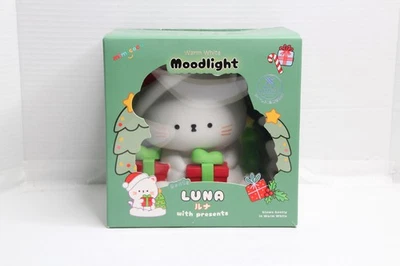 Luna c/ Presents Holiday Santa Moodlight luz quente luz noturna Mimicoco NOVO - Imagem 1 de 4