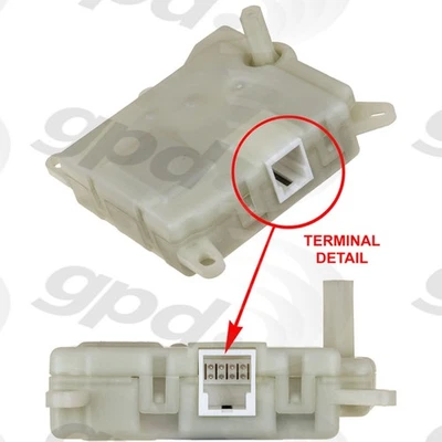 Actuador de puerta mezcla HVAC Global Parts Distributors 1712314 para 97-98 Mark VIII Foto 1 de 4