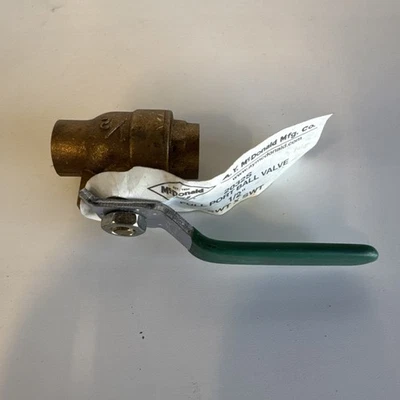 MCDONALD  Full Port Ball Valve 600 WOG, 150 PSI 1/2” New unused 4420-153-1  - Image 1 of 4