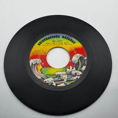 MELANIE "Ring The Living Bell" & "Railroad" 45 RPM Single 7" - Image 1 of 2