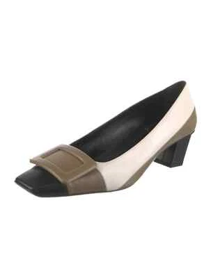 [ROGER VIVIER] Zapatos de salón Roger Vivier de cuero con cordones - Talla 7,5 - Usados Foto 1 de 4