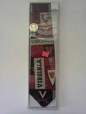 Corbata de seda Virginia Cavaliers Eagles Wings para hombre nueva en caja NCAA ACC Foto 1 de 2