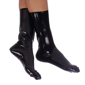 Latex Socken aus Rubber in schwarz, Einheitsgröße  - Bild 1 von 4