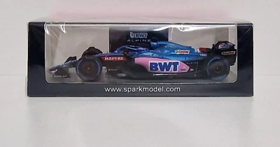 MODELLINO AUTO 1:43 F1 SPARK FORMULA 1 ALPINE A522 FERNANDO ALONSO MONACO 2022 - Immagine 1 di 4