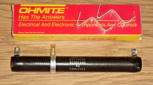 Resistencia de potencia ajustable Ohmite D100K4RO Dividohm esmalte vítreo 100W 5A 4Ohm - Imagen 1 de 3