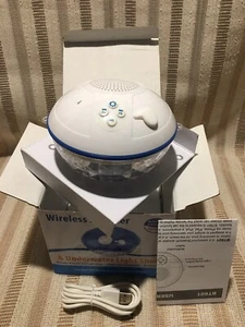 Bluetooth Speaker Underwater Light Show Pool light Model Bt601 White waterproof - Picture 1 of 3