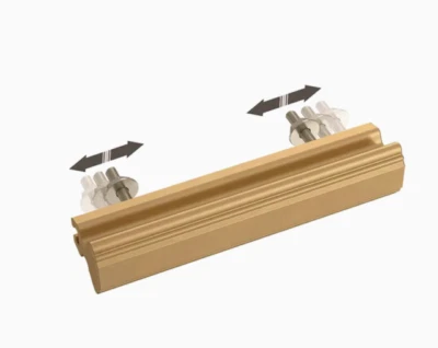 Bronze Drawer Pulls 5 Brainerd Classic Contour 1 - 4"Adjustable P4295W-CZ-CP NEW - Image 1 of 3