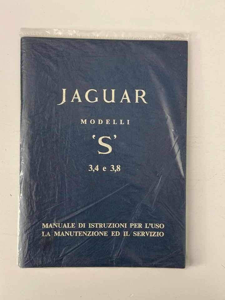 ORIGINALE!!! istruzioni per l'uso e la manutenzione ed il servizio JAGUAR S - Immagine 1 di 1