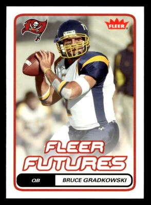 Bruce Gradkowski 2006 Fleer RookieCard #115 Tampa Bay Buccaneers - Image 1 of 2