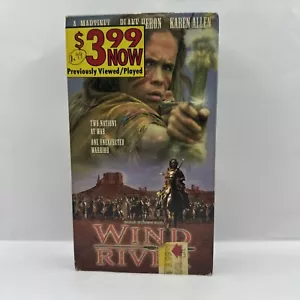 Wind River (VHS 2001) Blake Heron, Shoshone Indian Tribe True Story, Lions Gate - Picture 1 of 4