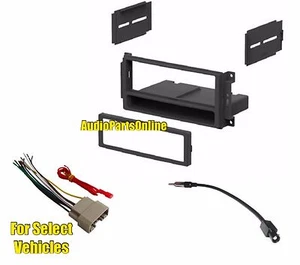 Single Din Car Stereo Radio Install Dash Kit Combo for some Dodge Jeep Chrysler - Picture 1 of 1