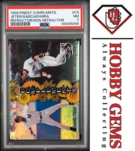 Derek Jeter Nomar Garciaparra PSA 7 1999 Topps Finest Complements Refractor C5 - Bild 1 von 2