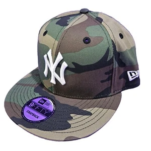 NEW New York Yankees New Era 9Fifty Camouflage SnapBack Adjustable Hat Cap - Picture 1 of 12