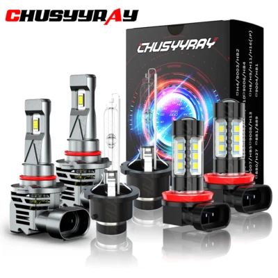 Комбинированная ксеноновая/светодиодная фара дальнего/ближнего света для Infiniti M35 2006-2010 6000K + противотуманные фары - Изображение 1 из 4