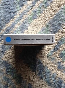 Hasselblad Lens Mounting Ring 60 in orig packaging. closed shop