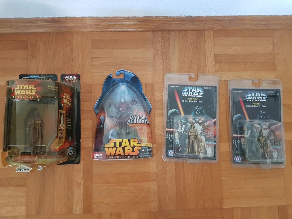 Star Wars Qui Gon Jinn UTAPAUN WARRIOR Boba Fett Darth Vader - Bild 1 von 1