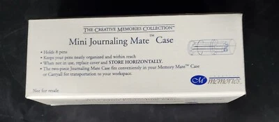 Juego de 8 bolígrafos Creative Memories punta redonda y mini estuche de compañero de diario real difícil de encontrar Foto 1 de 4