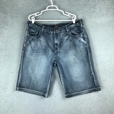 Pantalones Cortos de Jean Helix Denim Para Hombre Tiro Medio Azul Talla 40 40x12 Foto 1 de 4