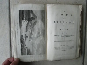 TWISS : A TOUR IN IRELAND in 1775. London, 1776. Ex. BURK, sauvages irlandais. - Bild 1 von 15
