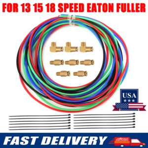 For 13 15 18 Speed Eaton Fuller Transmission & (4 Line) Air Line Kit Shift Knob - Picture 1 of 12