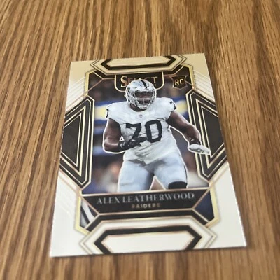 2021 Select Alex Leatherwood Las Vegas Raiders Club Level Rookie RC Free Ship - Image 1 of 2