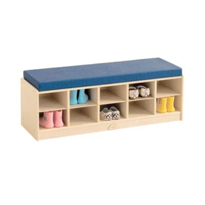 Jooyes 10 Cubbies Kids Shoes Storage Bench - Picture 1 of 8