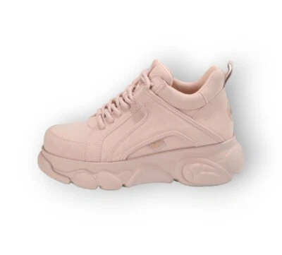 Zapatilla deportiva gruesa Buffalo London Corin para mujer 6,5 rubor rosa pálido Barbie Core NUEVA Foto 1 de 4
