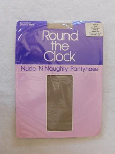 Collant donna rotondo The Clock stile sabbia ciottoli misura 50 orlo - Foto 1 di 5