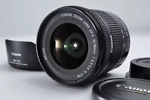 【 MINT 】 CANON EF-S 10-18mm F4.5-5.6 IS STM AF Zoom Lens From JAPAN By DHL #0439 - Picture 1 of 13