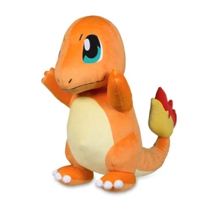 Lebensgroßer Charmander Poke Plüschtier Pokemon Scharlachrot Violett Offiziell Nintendo Switch - Bild 1 von 3