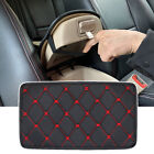 Red Armrest Pad Cover Car Center Console Box Pu Leather Cushion Mat Accessories