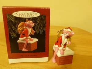 Hallmark Ornament Christmas The Pink Panther Santa Holiday 1993 - Picture 1 of 6