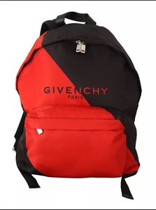 Givenchy Red & Black Nylon Urban Backpack - Picture 1 of 8