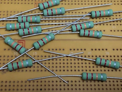 10k 22k Ohm 1W Ceramic Composition Resistors 50J 14kV Pulse Rated  OHMITE OX - Image 1 of 3