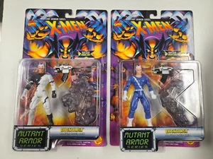 1996 X-Men Mutant Armor Series 5'' QUICKSILVER LOT Retro Vintage Toybiz New - Picture 1 of 4