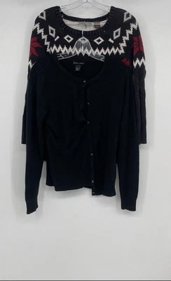 Heather B New York & Company Womens Multicolor Cardigan Sweater Size M Lot Of 2 - Image 1 of 4