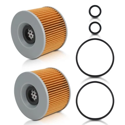 2x Oil Filter+O-Rings For 15410-426-010 Kawasaki KZ750 KZ650 KZ1100  ZX600 - Image 1 of 4