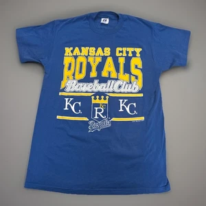 Vintage 1990 Logo 7 Kansas City Royals Single Stitch T Shirt Large (42-44) - Picture 1 of 5