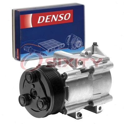 Compresor y embrague de aire acondicionado Denso para Ford E-350 Econoline Club Wagon 1997-2001 aw Foto 1 de 4