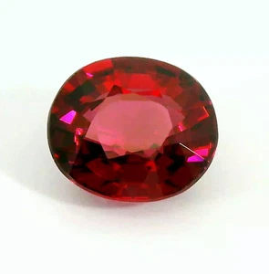 2.62 Carat NATURAL  FINE LUSTER PYROPE-ALMANDINE RED  GARNET  WATCH VIDEO - Picture 1 of 4