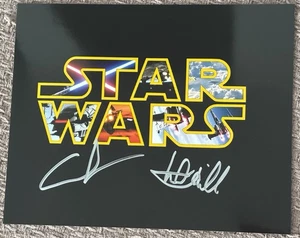 Mark Hamill und George Lucas signiertes Foto, 8x10 mit Echtheitszertifikat, Star Wars - Bild 1 von 4