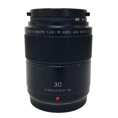 Panasonic Lumix G Macro Lens H-HS030 30mm f/2.8 ASPH MEGA O.I.S. w/Gobe UV - Image 1 of 4