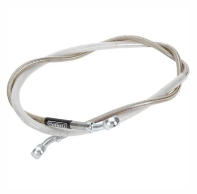 Kit de línea de freno delantero trenzado de acero Russell CycleFlex Honda CR 125 250 500 R 92-94 Foto 1 de 3