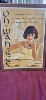 Vintage 1962 3M Bookshelf OH WAH REE Board Game 100% COMPLETE w Instruction Book - Image 1 of 4